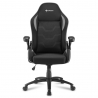 Sharkoon ELBRUS 1 Gaming Chair - Black / Grey - 2