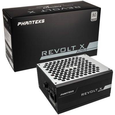 PHANTEKS Revolt X, Power Supply, 80 PLUS Platinum, Modular - 1200 Watt - 1