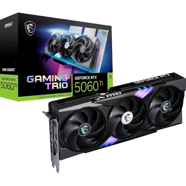 MSI GeForce RTX 5060 Ti, Gaming Trio OC, 8GB GDDR7