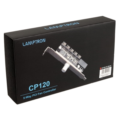 Lamptron CP120 V2 PCI Cover Fan Control - Silver - 4