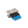 InLine Adapter Internal USB 3.0 To External USB 3.0 - Platinum - 2