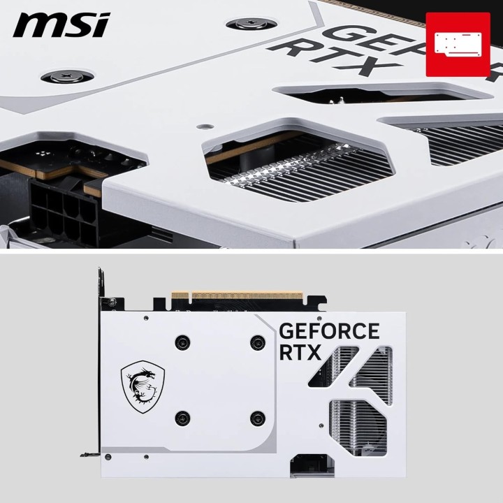 MSI GeForce RTX 5060, Ventus 2X OC White, 8GB GDDR7
