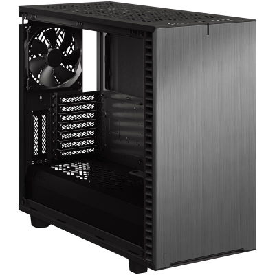 Fractal Design Define 7 Grey TG Mid-Tower - Tempered Glass, Insulated, Grey - 1
