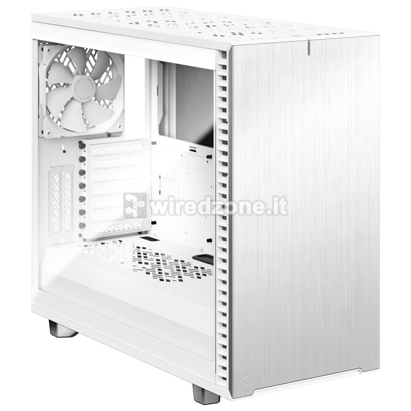 Fractal Design Define 7 White TG Mid-Tower - Tempered Glass, Insulated, White - 1