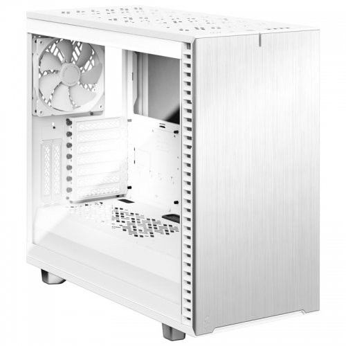 Fractal Design Define 7 White TG Mid-Tower - Tempered Glass, Insulated, White - 1