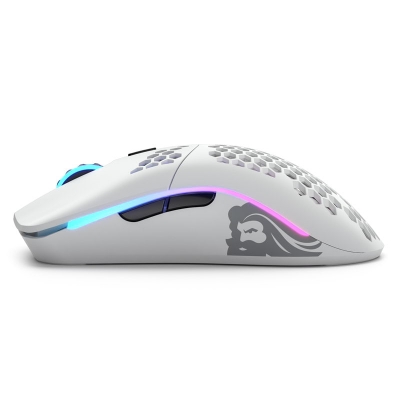 Glorious PC Gaming Race Model O Wireless Gaming Mouse - White, Matt - 4