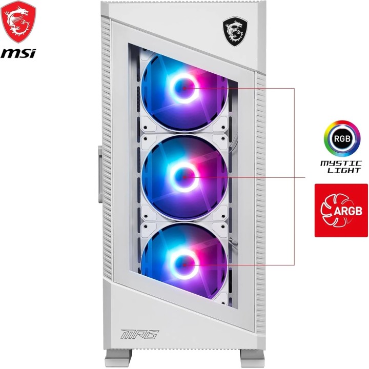 MSI MPG Velox 100R, Mid-Tower, White
