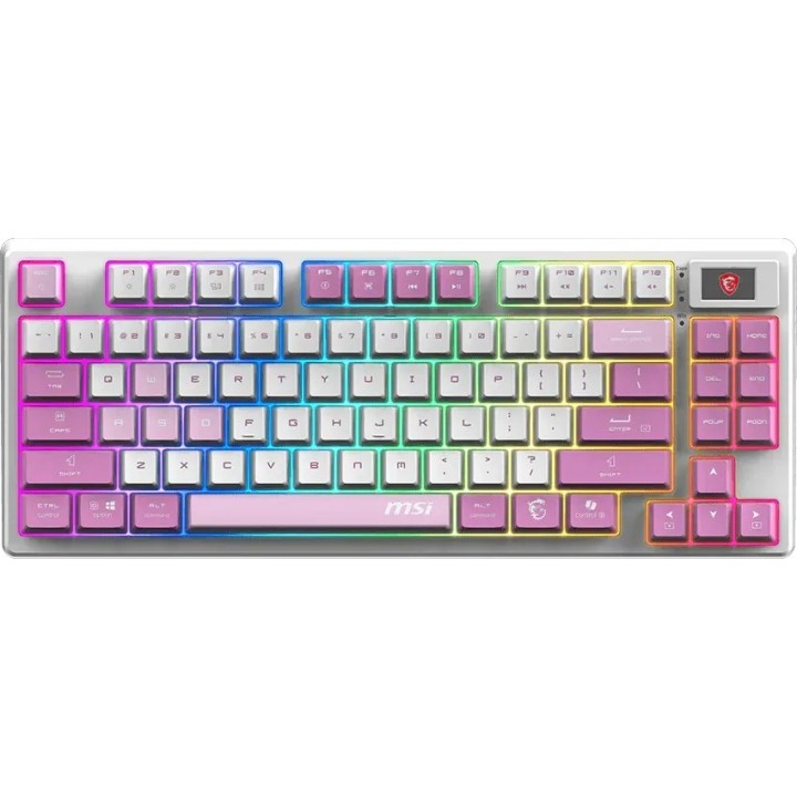 MSI Forge GK600 TKL Wireless Violet, QWERTY