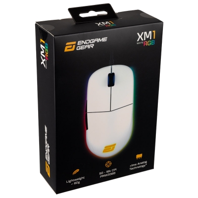Endgame Gear XM1 RGB Gaming Mouse - White - 9