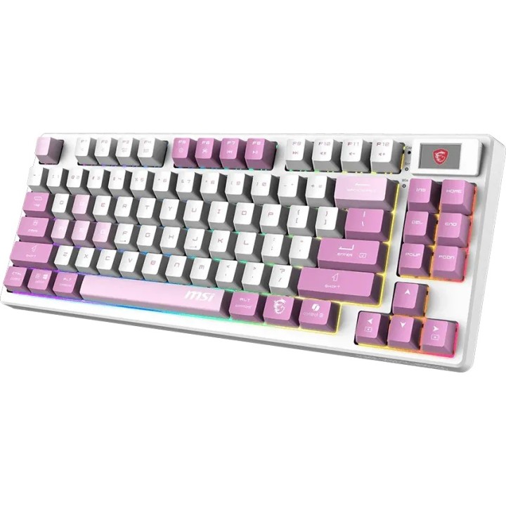 MSI Forge GK600 TKL Wireless Violet, QWERTY