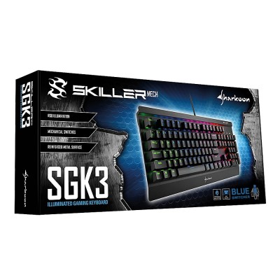 Sharkoon Skiller Mech SGK3, RGB Gaming Keyboard, Kailh Blue - Layout IT - 4