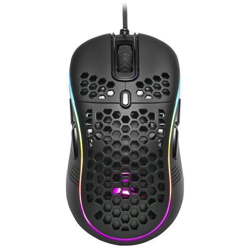 Sharkoon LIGHT2-S, Optical Gaming Mouse RGB - Black - 1