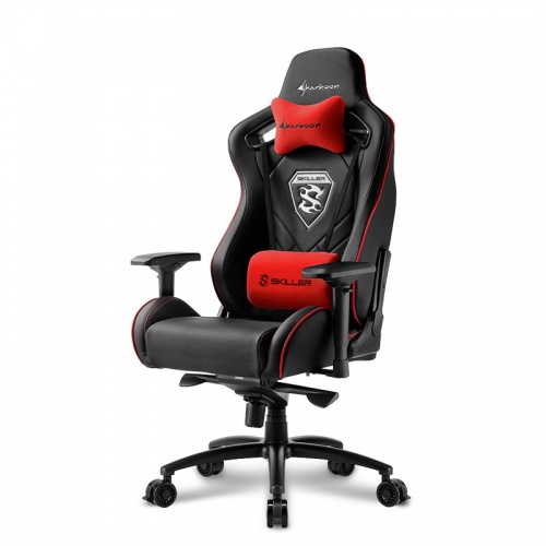 Sharkoon SKILLER SGS4 Gaming Chair - Black / Red - 1