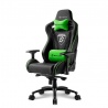 Sharkoon SKILLER SGS4 Gaming Chair - Black / Green - 1