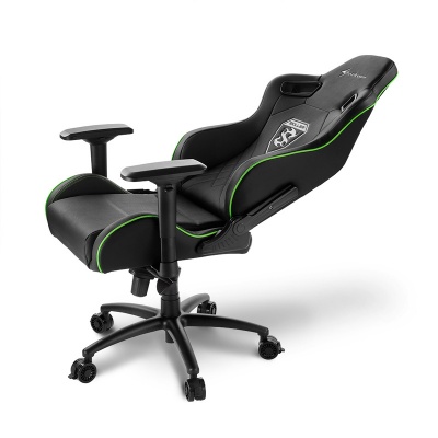 Sharkoon SKILLER SGS4 Gaming Chair - Black / Green - 5