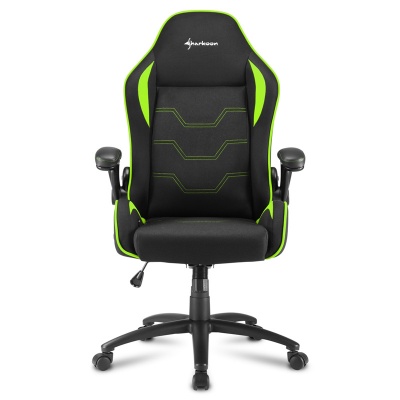 Sharkoon ELBRUS 1 Gaming Chair - Black / Green - 2
