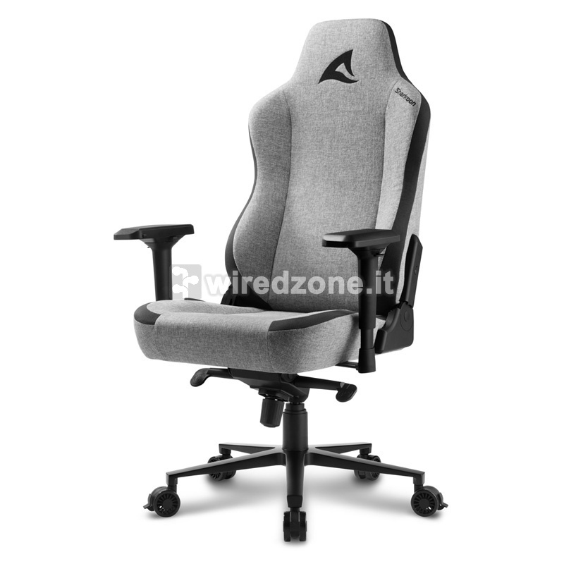 Sharkoon SKILLER SGS40 Fabric Gaming Chair - Black / Grey - 1