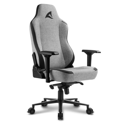 Sharkoon SKILLER SGS40 Fabric Gaming Chair - Black / Grey - 3