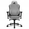Sharkoon SKILLER SGS40 Fabric Gaming Chair - Black / Grey - 2