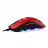 Arozzi Favo Ultra Light Gaming Mouse - Black / Red - 3