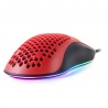 Arozzi Favo Ultra Light Gaming Mouse - Black / Red - 4