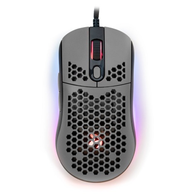 Arozzi Favo Ultra Light Gaming Mouse - Black / Grey - 1