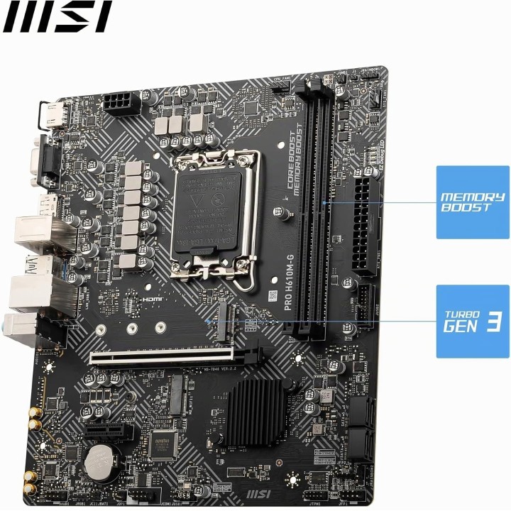 MSI Pro H610M-G DDR5, LGA 1700