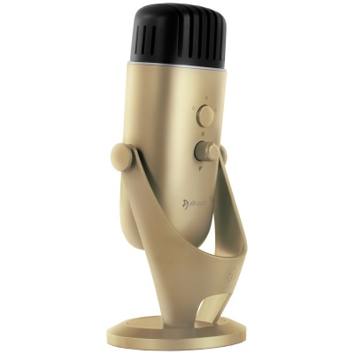 Arozzi Colonna Table Microphone, USB - Gold - 6