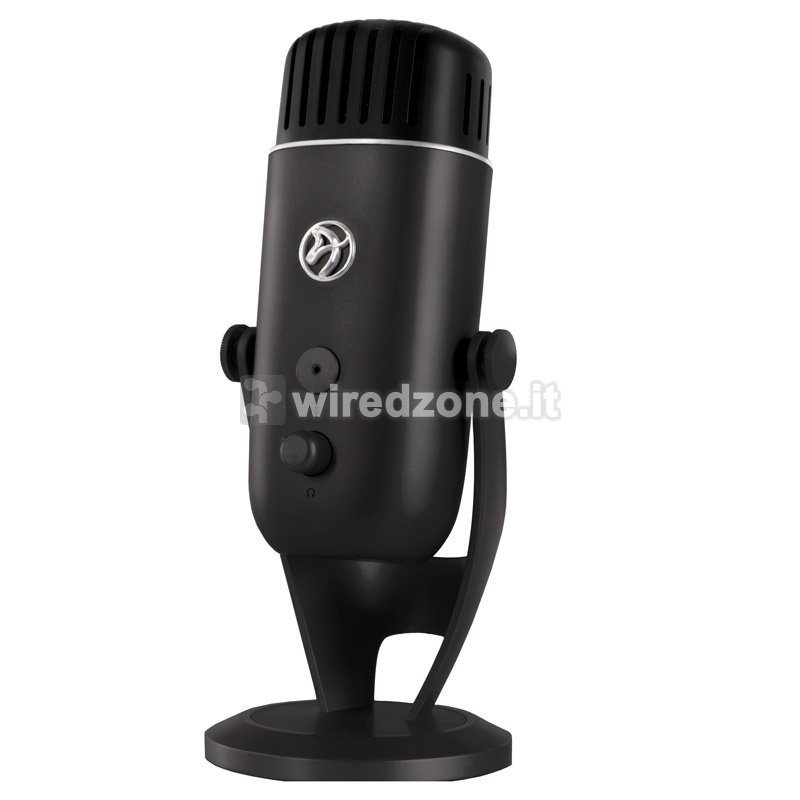 Arozzi Colonna Table Microphone, USB - Black - 1