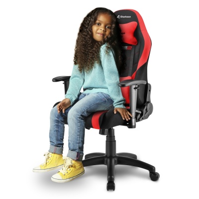Sharkoon SKILLER SGS2 Jr. Gaming Chair, Red - 2