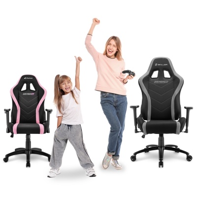 Sharkoon SKILLER SGS2 Jr. Gaming Chair, Black / Pink - 3