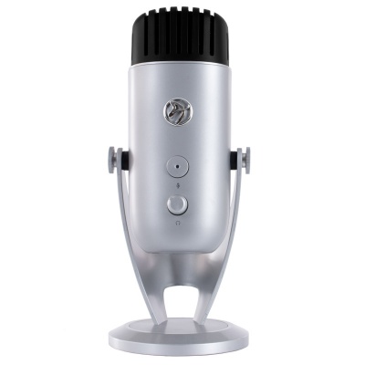 Arozzi Colonna Table Microphone, USB - Silver - 3