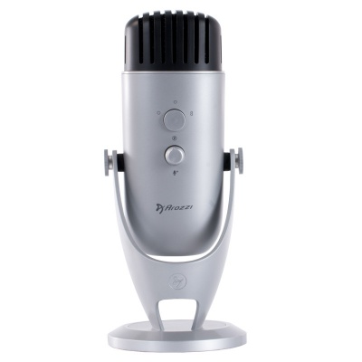 Arozzi Colonna Table Microphone, USB - Silver - 4