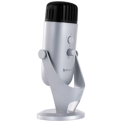 Arozzi Colonna Table Microphone, USB - Silver - 6