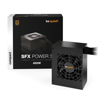 be quiet! SFX Power 3, Power Supply, 80 PLUS Bronze - 450 Watt - 3