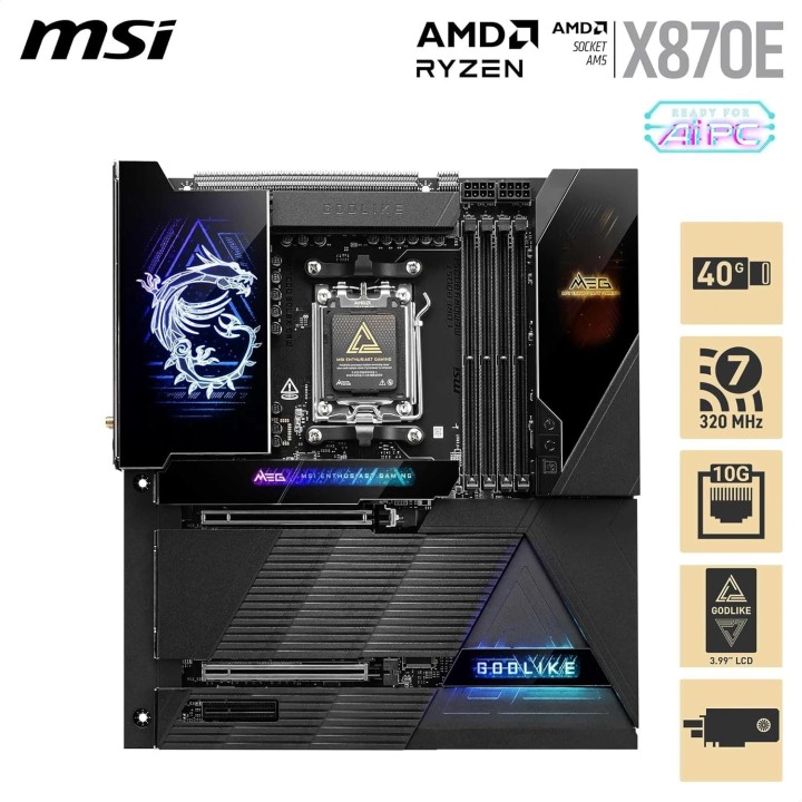 MSI MEG X870E Godlike, AM5