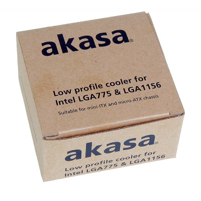 Akasa AK-CCE-7106HP Low Profile Cooling Device For CPU Intel - 74mm - 4