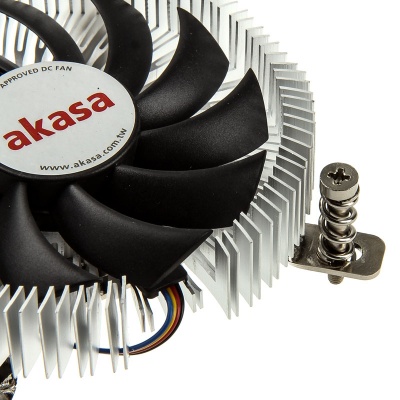 Akasa AK-CC7129BP01 Low Profile Cooling Device For CPU - 74mm - 5
