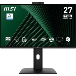 MSI Pro MP275QPDG, 27", IPS, 100Hz, QHD, Pivot, Webcam USB-C, DP, HDMI