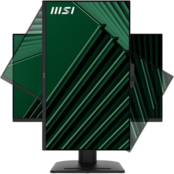 MSI Pro MP275QPDG, 27", IPS, 100Hz, QHD, Pivot, Webcam USB-C, DP, HDMI