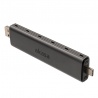 Akasa External M.2 NVMe Case, USB 3.1, Aluminium - Black - 2