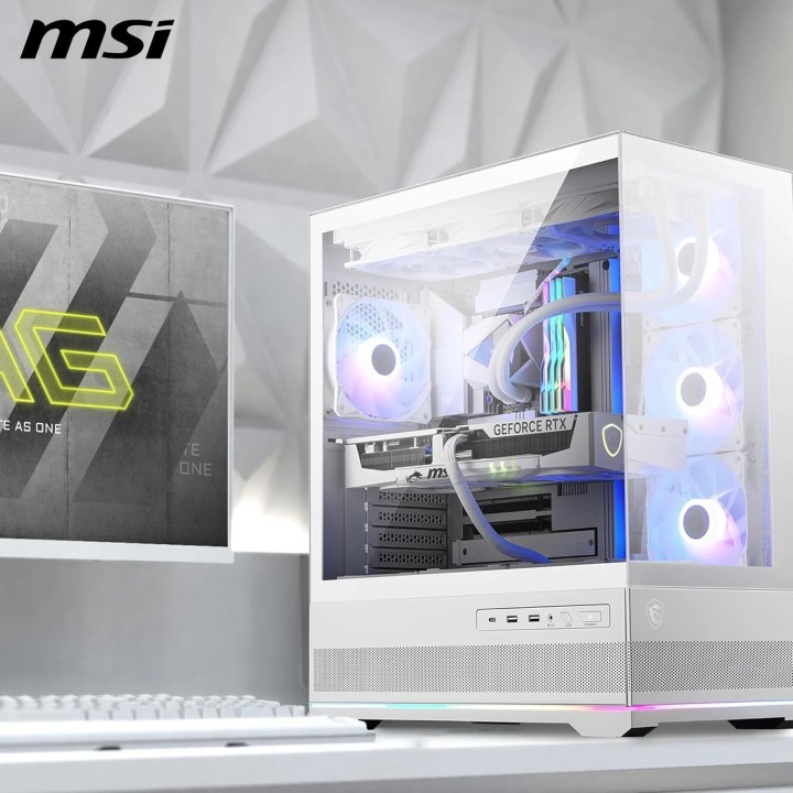 MSI MAG Pano 110R PZ, Mid-Tower, White