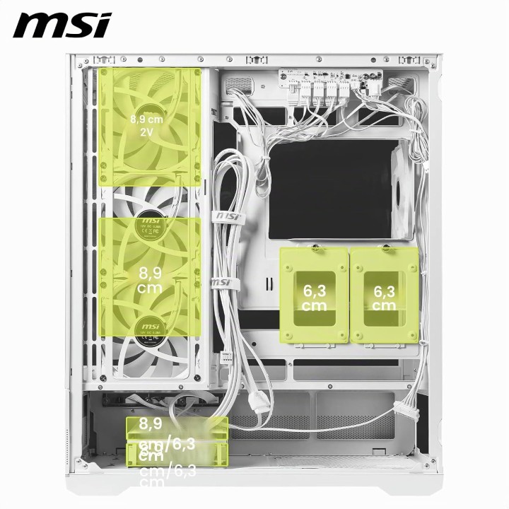 MSI MAG Pano 110R PZ, Mid-Tower, White