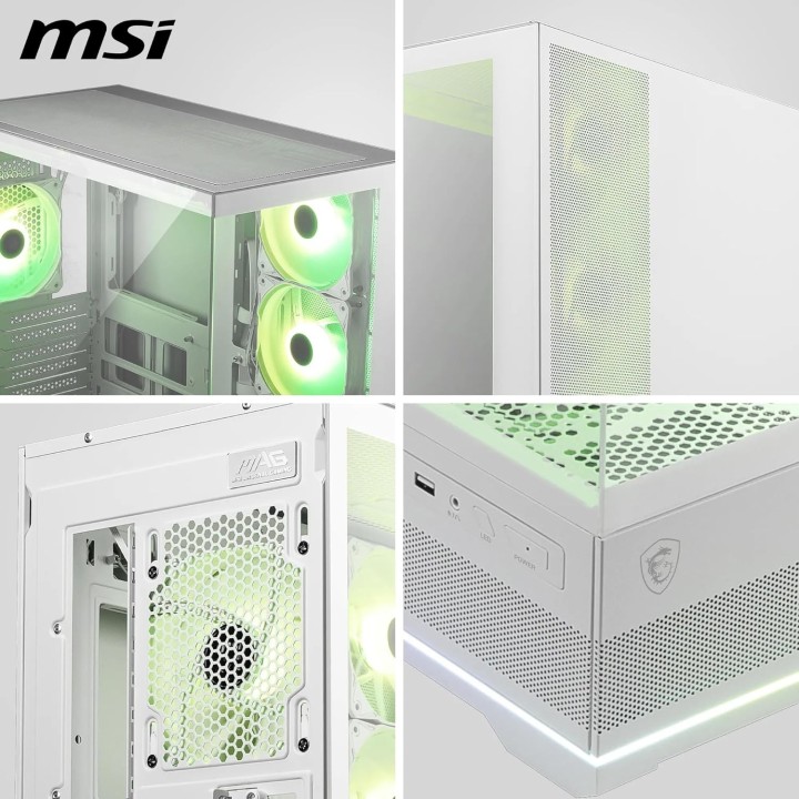 MSI MAG Pano 110R PZ, Mid-Tower, White