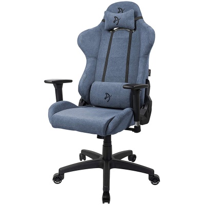 Arozzi Torretta Gaming Chair, Soft Fabric - Blue - 3