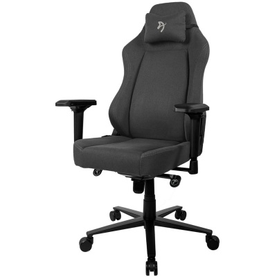Arozzi Primo Gaming Chair, Woven Fabric - Black / Grey - 3