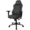 Arozzi Primo Gaming Chair, Woven Fabric - Black / Gold - 3