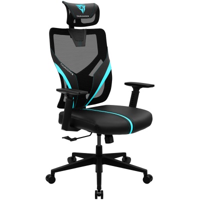 ThunderX3 YAMA 1 Gaming Chair - Black / Turquoise - 1