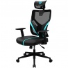 ThunderX3 YAMA 1 Gaming Chair - Black / Turquoise - 3
