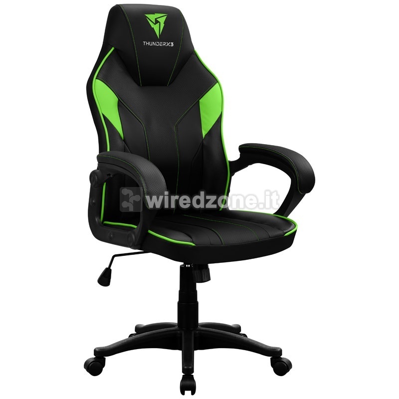 ThunderX3 EC1 Gaming Chair - Black / Green - 1